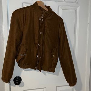 Size small jacket, cute brownish color